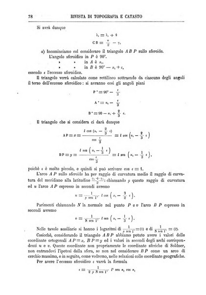 Rivista di topografia e catasto