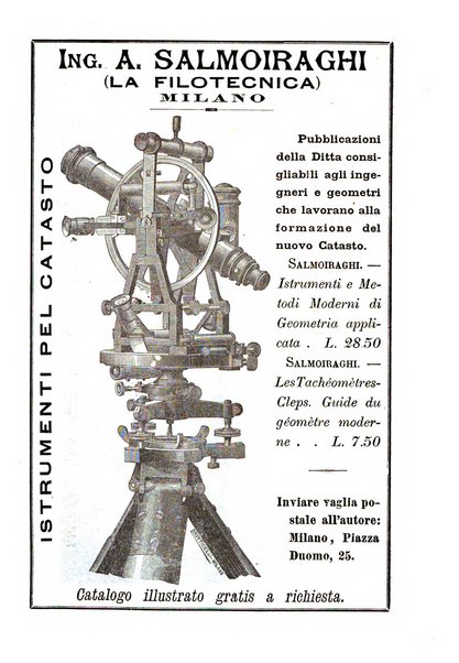 Rivista di topografia e catasto