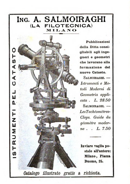 Rivista di topografia e catasto