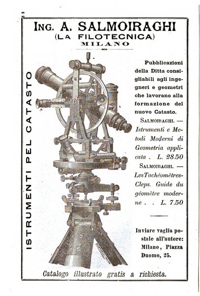 Rivista di topografia e catasto