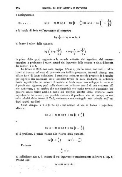 Rivista di topografia e catasto