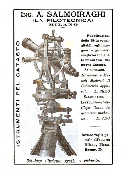 Rivista di topografia e catasto