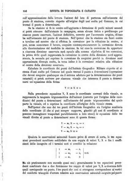 Rivista di topografia e catasto