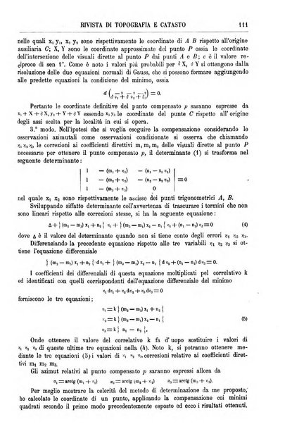 Rivista di topografia e catasto