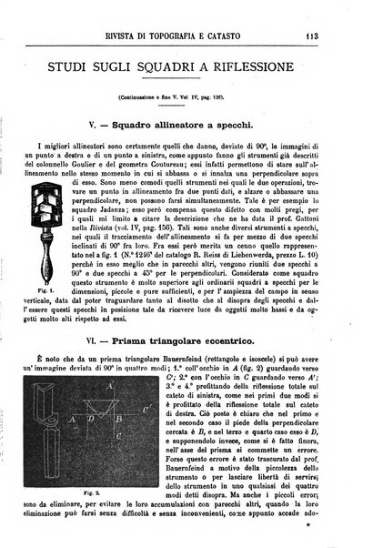 Rivista di topografia e catasto