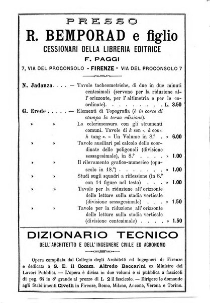 Rivista di topografia e catasto