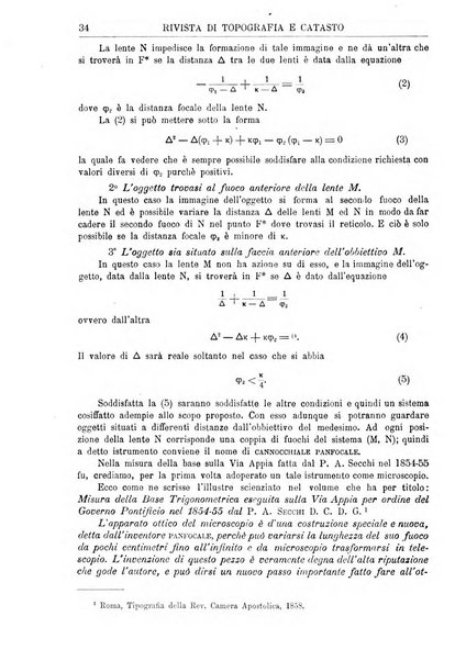 Rivista di topografia e catasto