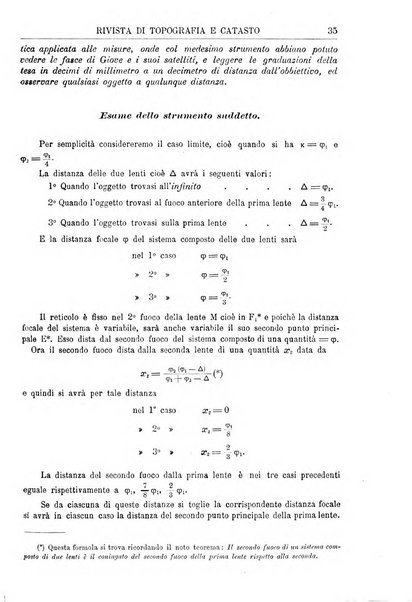 Rivista di topografia e catasto