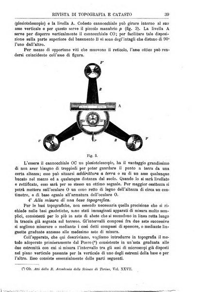 Rivista di topografia e catasto