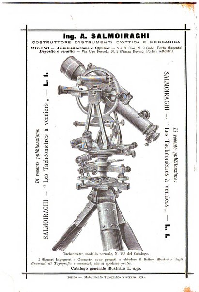 Rivista di topografia e catasto