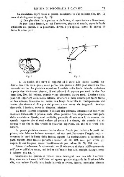 Rivista di topografia e catasto