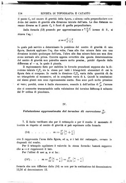 Rivista di topografia e catasto