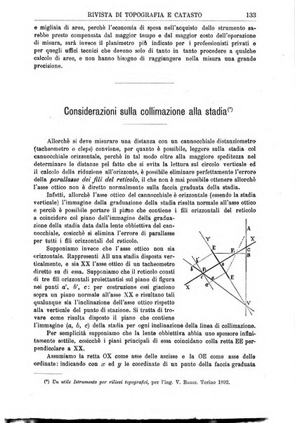 Rivista di topografia e catasto