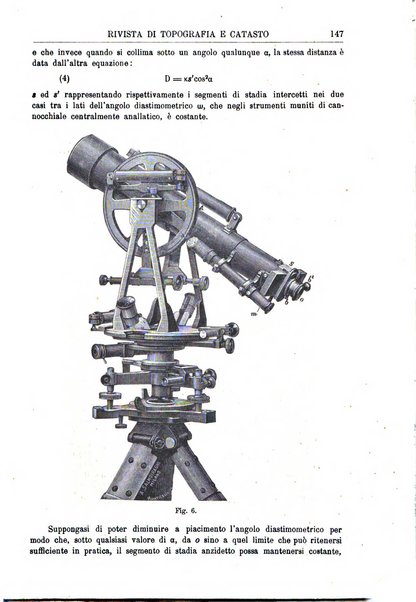 Rivista di topografia e catasto