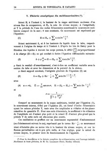 Rivista di topografia e catasto