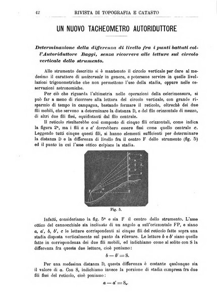 Rivista di topografia e catasto