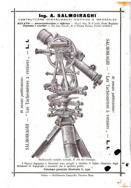 Rivista di topografia e catasto