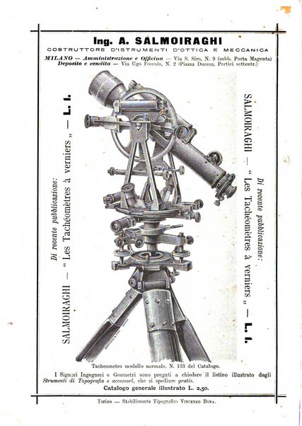 Rivista di topografia e catasto