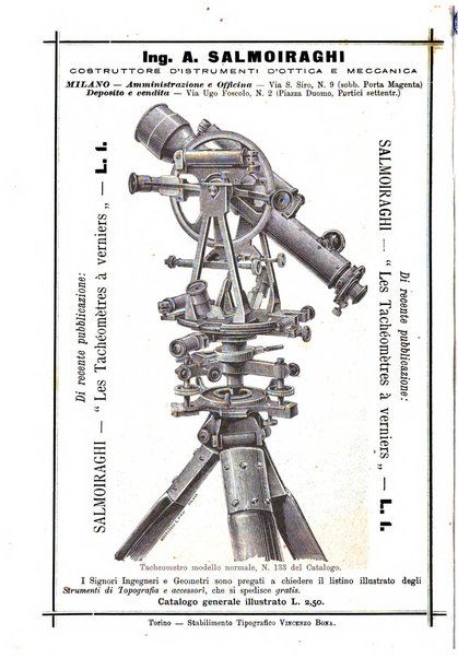 Rivista di topografia e catasto