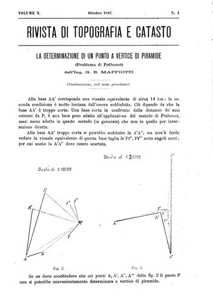 Rivista di topografia e catasto