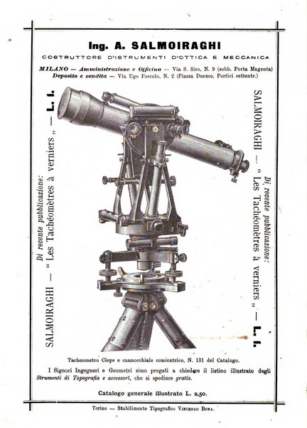 Rivista di topografia e catasto