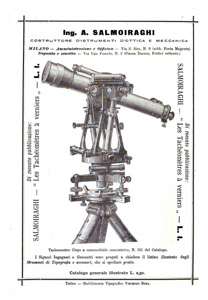 Rivista di topografia e catasto