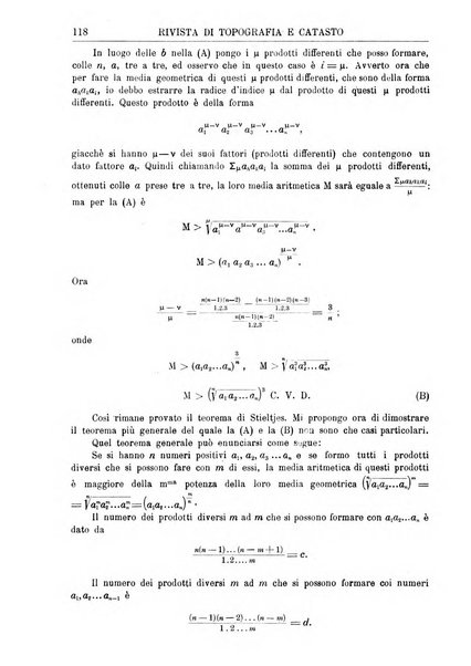 Rivista di topografia e catasto