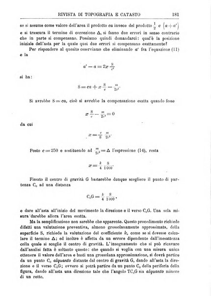 Rivista di topografia e catasto