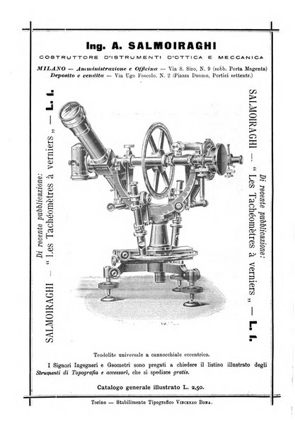 Rivista di topografia e catasto