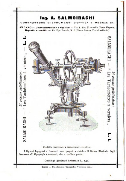 Rivista di topografia e catasto