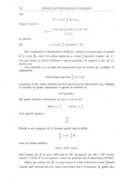 Rivista di topografia e catasto