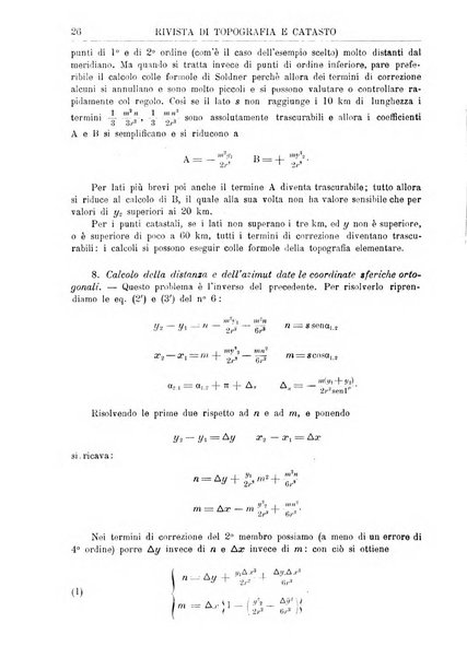 Rivista di topografia e catasto