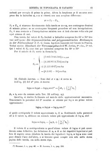 Rivista di topografia e catasto