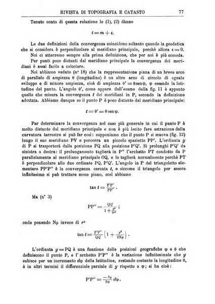 Rivista di topografia e catasto