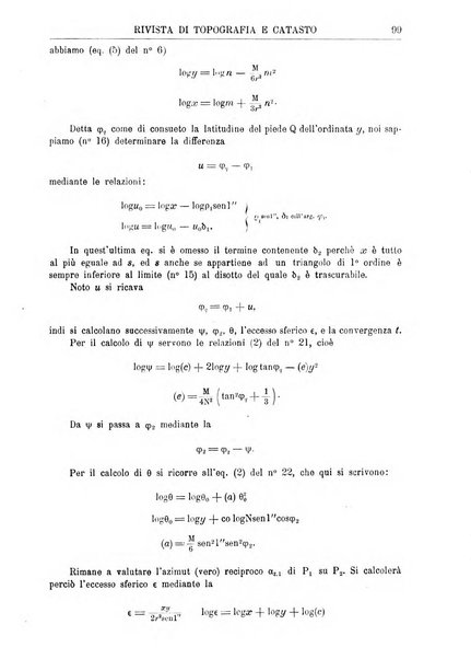 Rivista di topografia e catasto