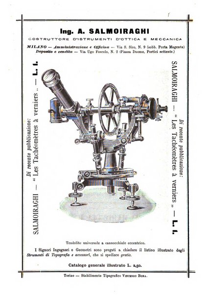 Rivista di topografia e catasto