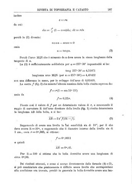 Rivista di topografia e catasto