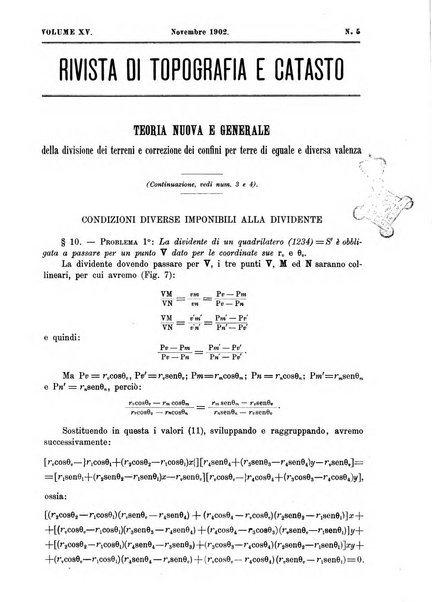 Rivista di topografia e catasto