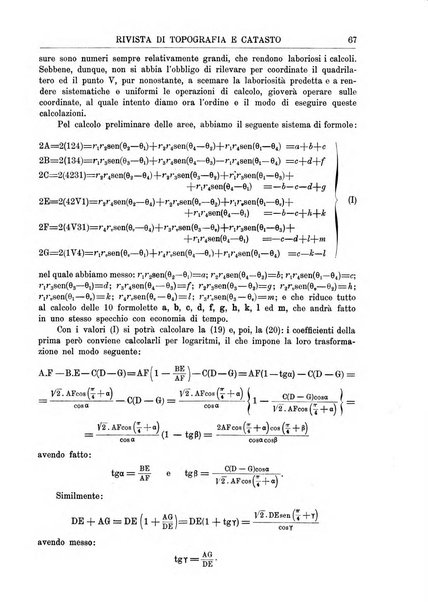 Rivista di topografia e catasto