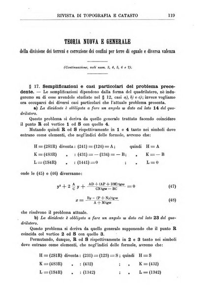 Rivista di topografia e catasto