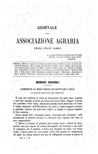 Rivista enciclopedica italiana e giornale dell'Associazione agraria di Torino