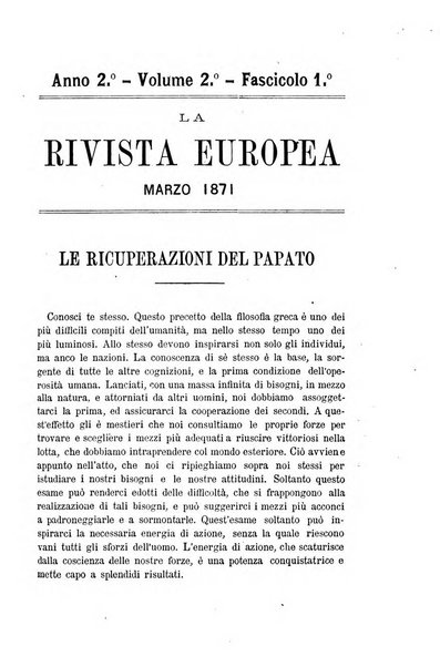 La rivista europea