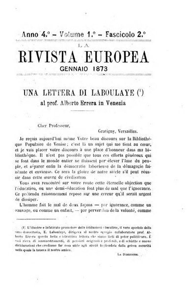 La rivista europea