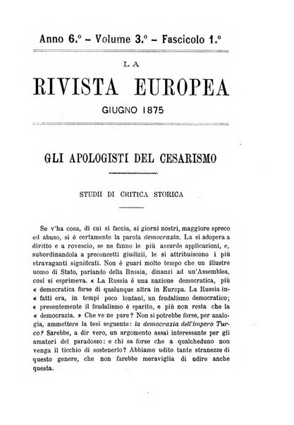 La rivista europea