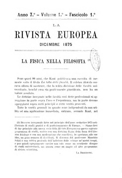 La rivista europea