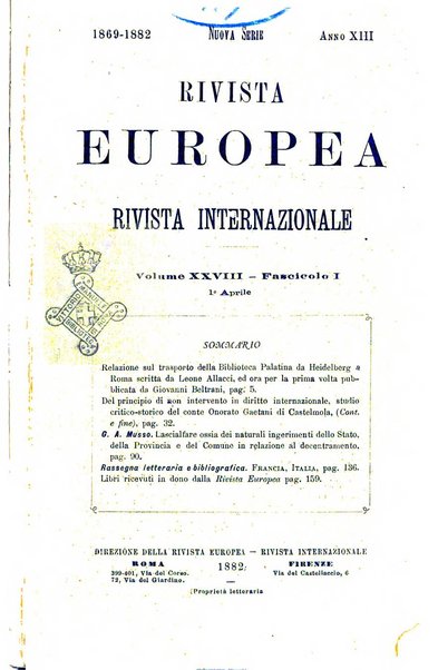 La rivista europea