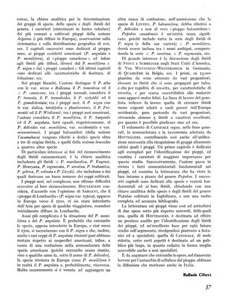 La rivista forestale italiana