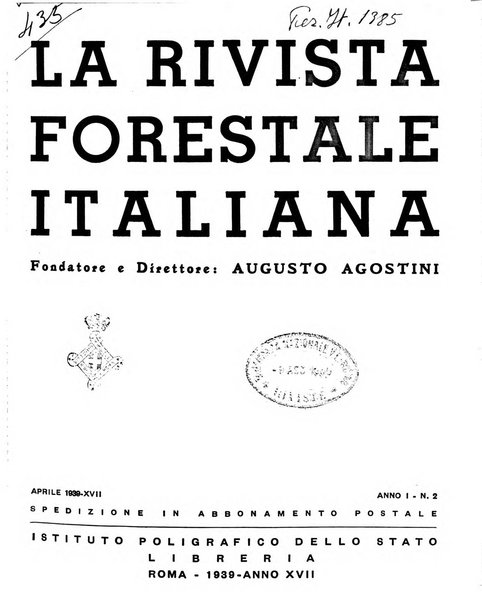 La rivista forestale italiana