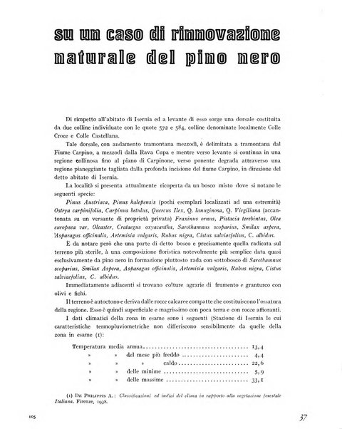 La rivista forestale italiana