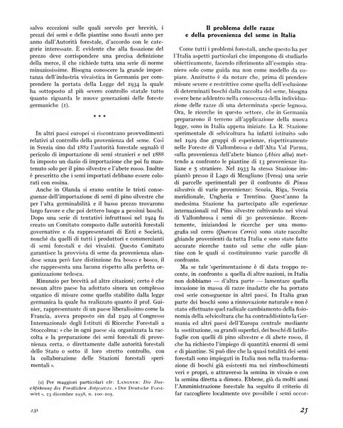 La rivista forestale italiana